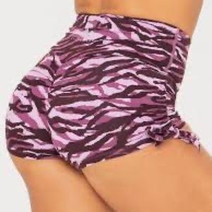 Ryderwear Zebra Scrunch Bum Shorts